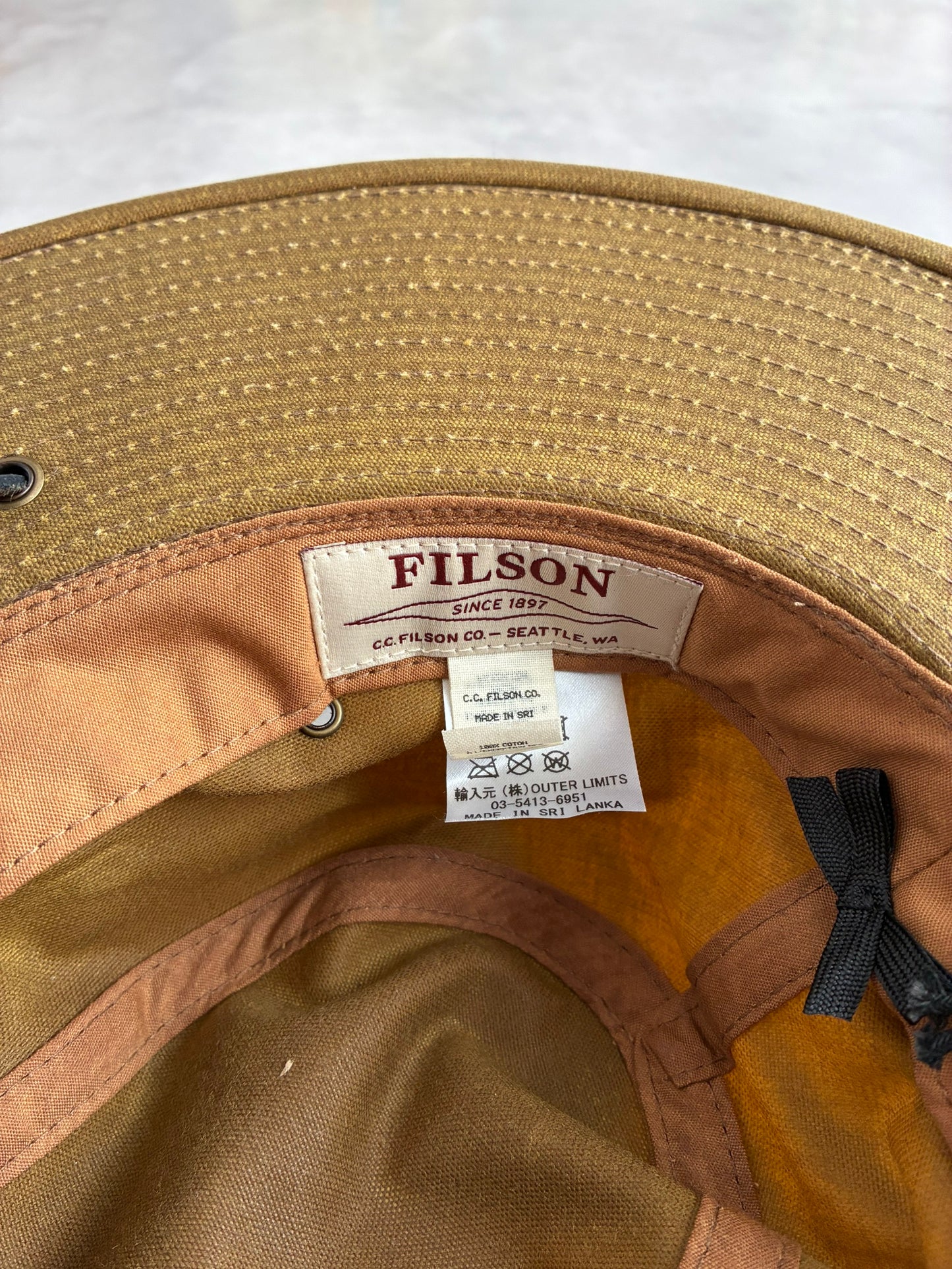 FILSON / フィルソン Tin Bush Hat 【New Old Stock】