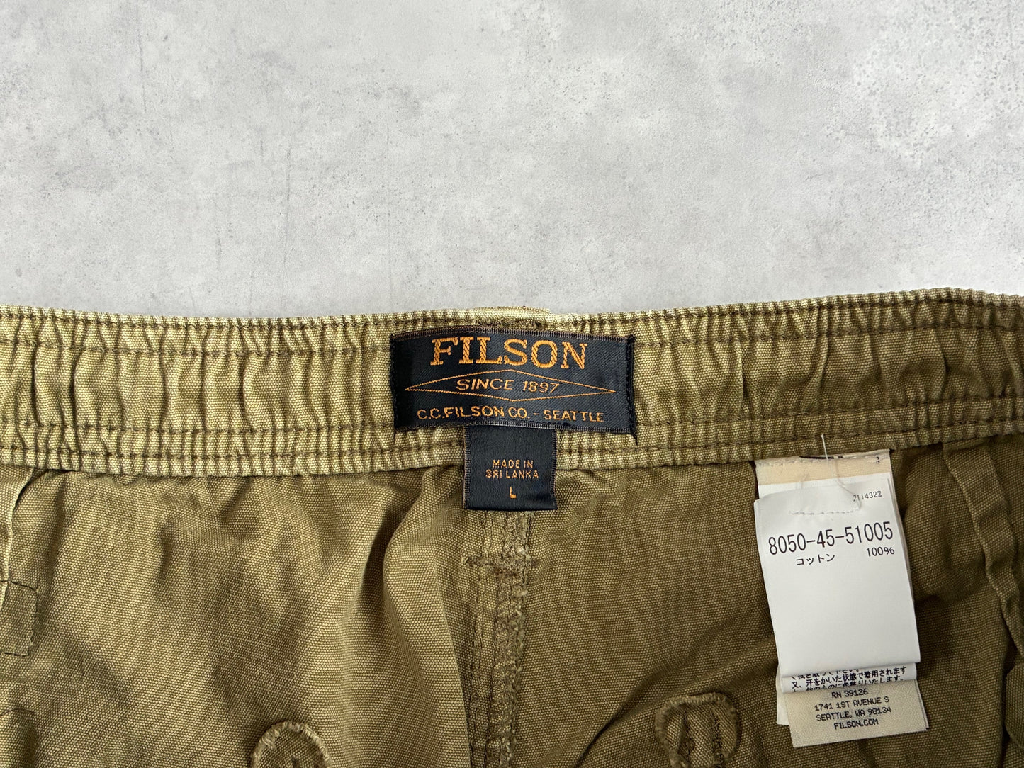 FILSON / フィルソン  Oakville Canvas Shorts 【New Old Stock】