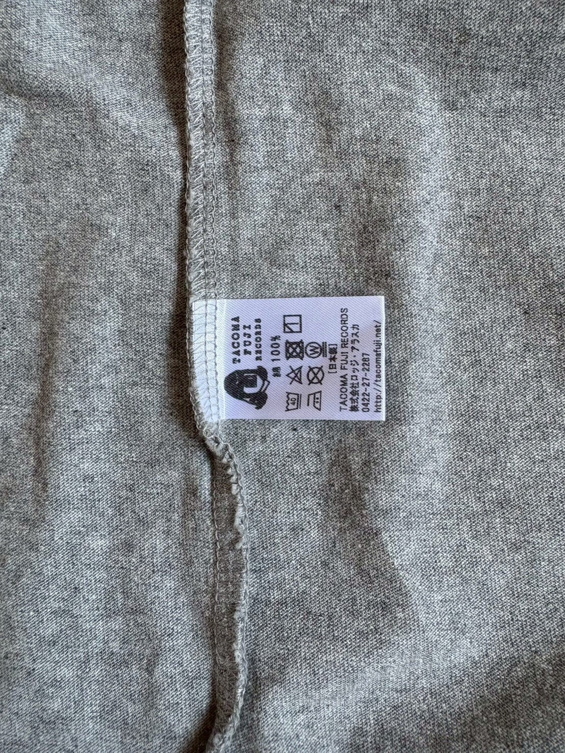 TACOMA FUJI RECORDS / タコマフジレコード T.F.R LOGO LS designed by Tomoo Gokita 【New Old Stock】