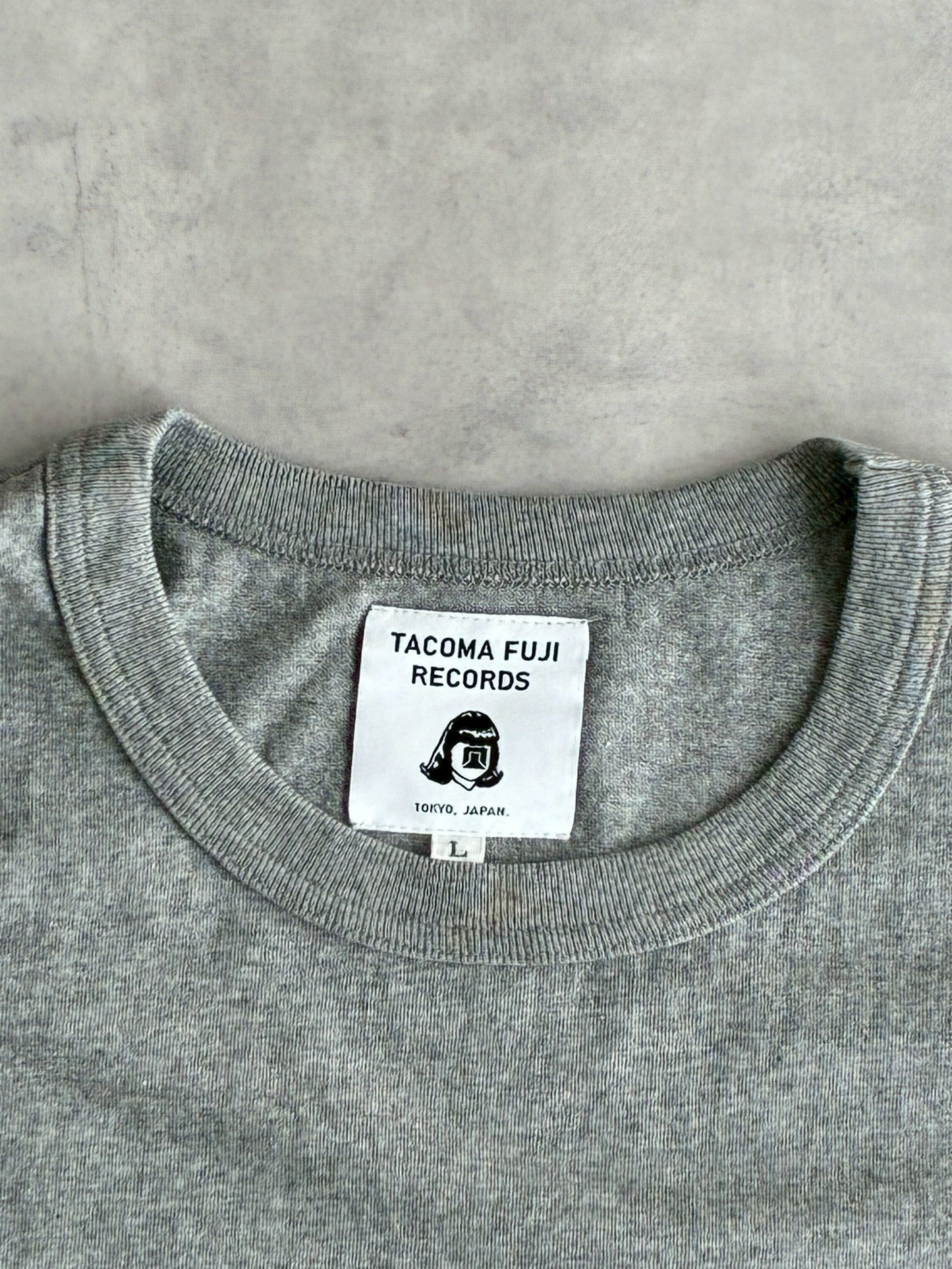 TACOMA FUJI RECORDS / タコマフジレコード  TACOMA FUJI (OB ver.) Tee designed by Jerry UKAI 【New Old Stock】