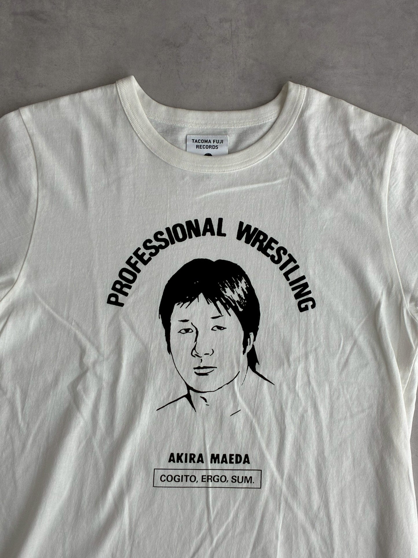 TACOMA FUJI RECORDS / タコマフジレコード  前田日明 Tee designed by Tomoo Gokita 【New Old Stock】