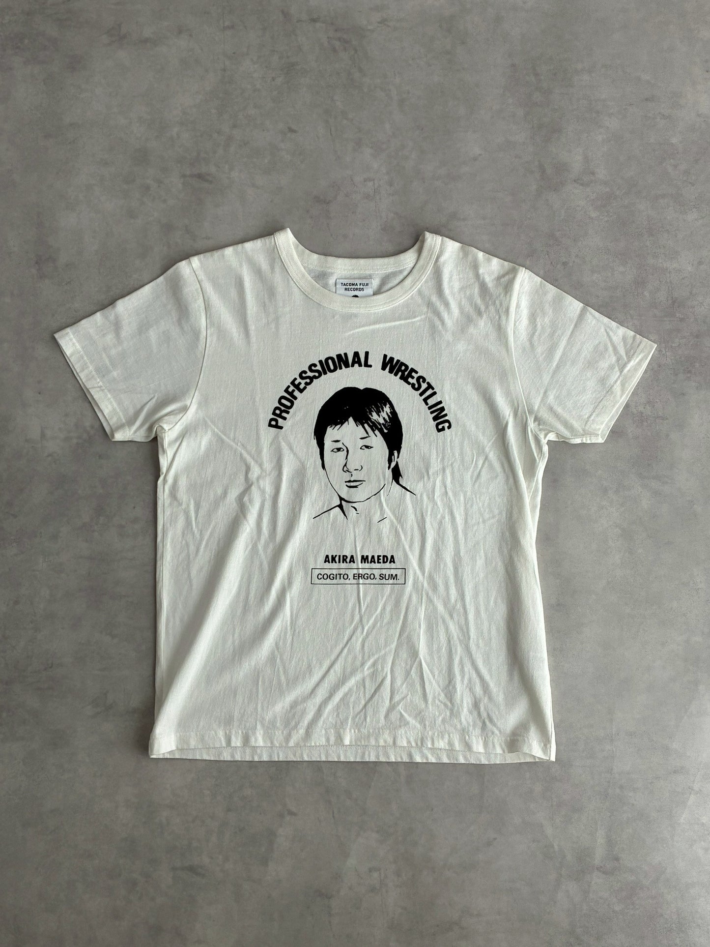 TACOMA FUJI RECORDS / タコマフジレコード  前田日明 Tee designed by Tomoo Gokita 【New Old Stock】