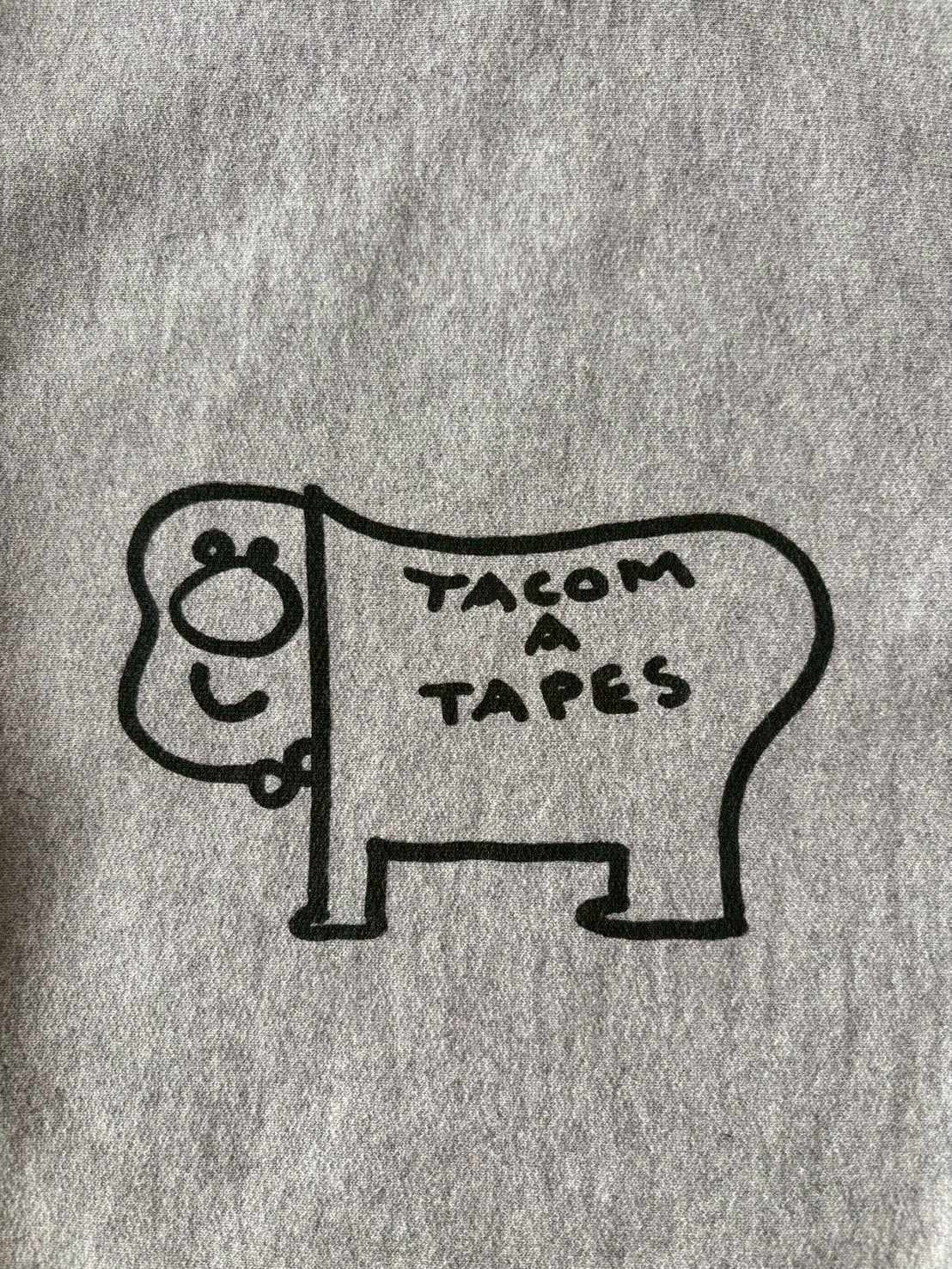 TACOMA FUJI RECORDS / タコマフジレコード  ”TACOMA TAPES SWEATSHIRT” designed by Tomoo Gokita【New Old Stock】