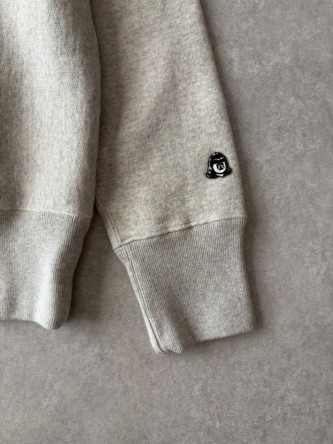 TACOMA FUJI RECORDS / タコマフジレコード NO MORE BEER COLLEGE LOGO SWEATSHIRT  designed by Shuntaro Watanabe【New Old Stock】