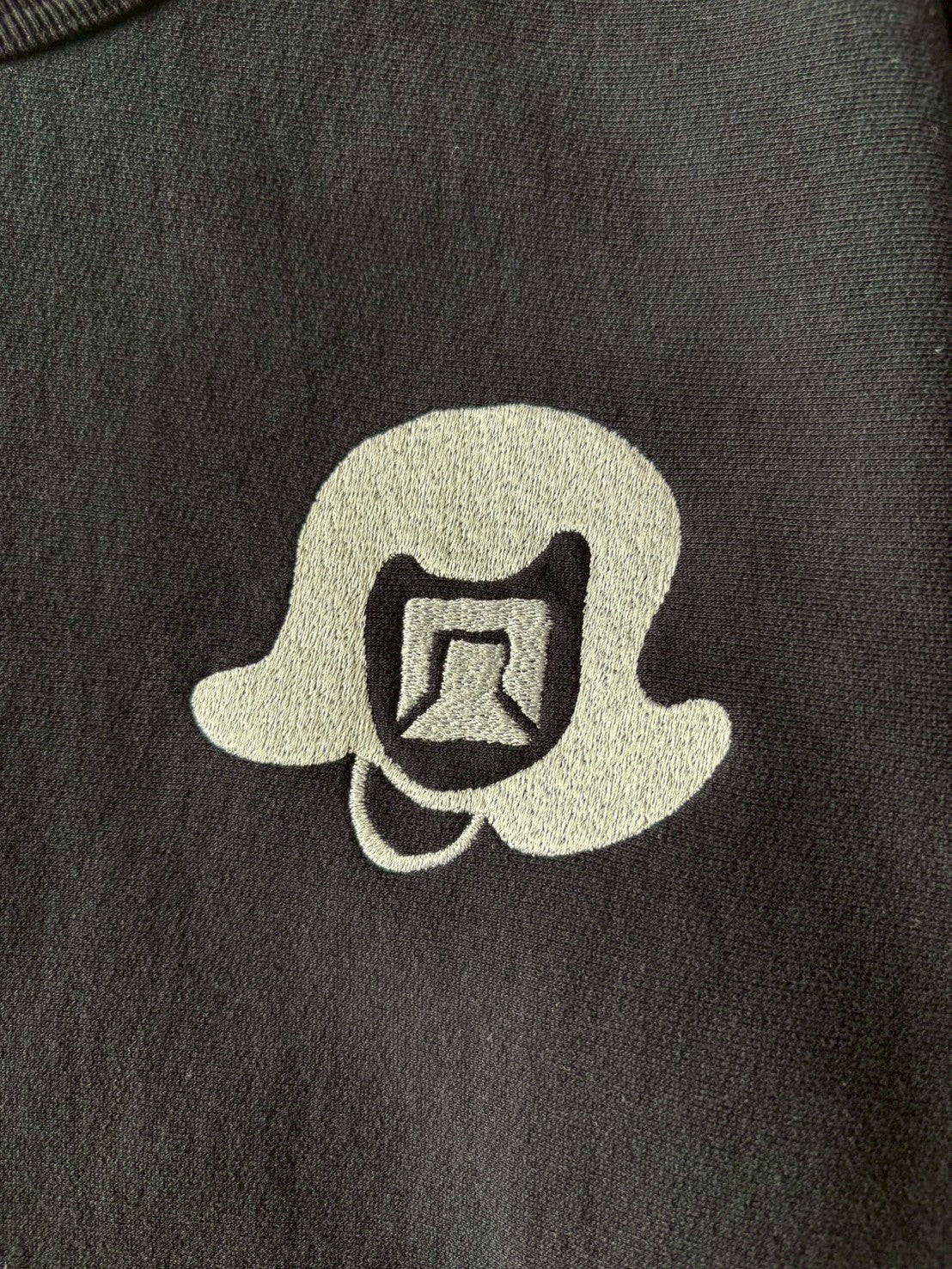 TACOMA FUJI RECORDS / タコマフジレコード LOGO (EMBROIDERY) SWEATSHIRT designed by Yachiyo Katsuyama【New Old Stock】