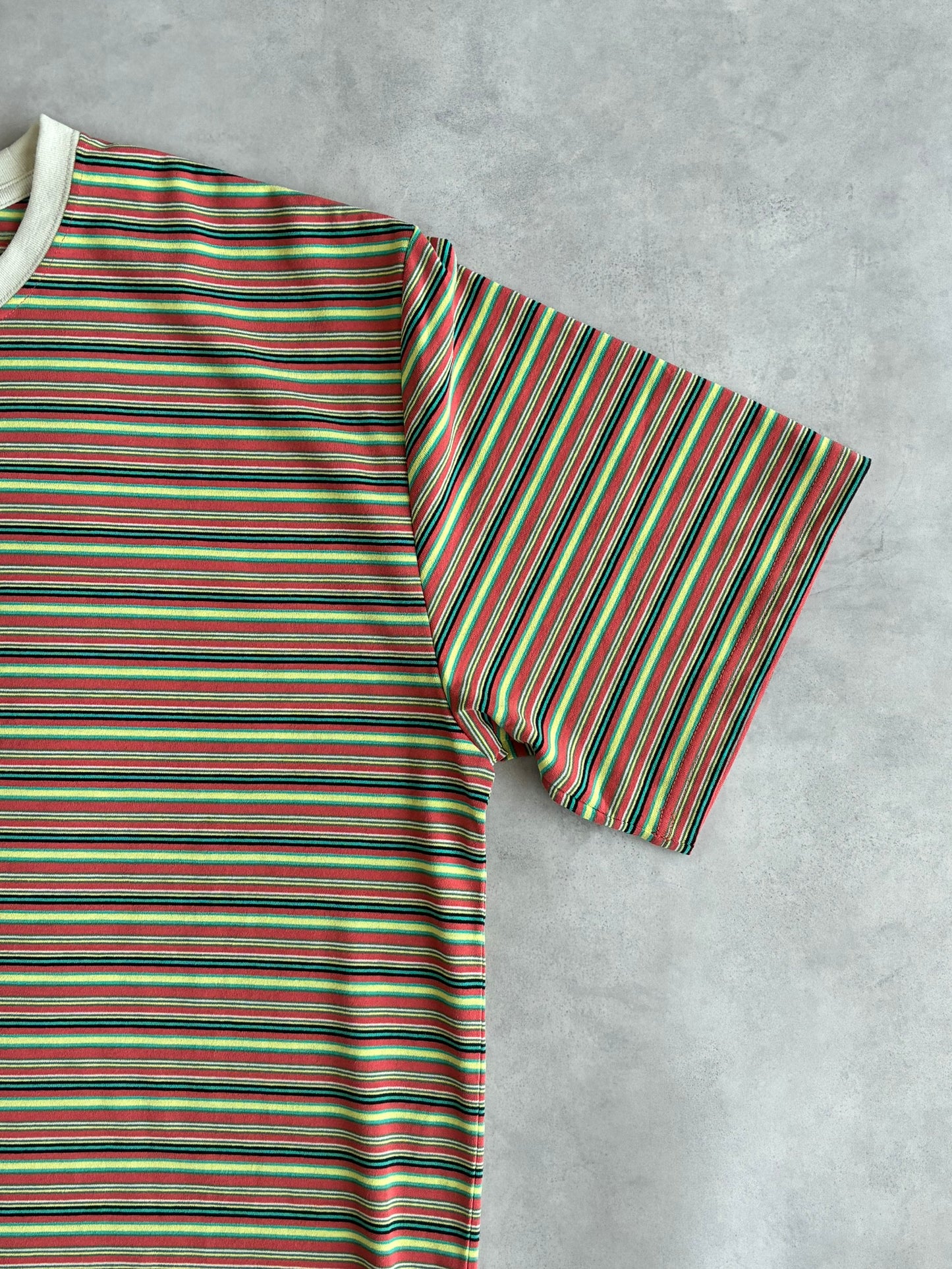 BRING / ブリング  DRYCOTTONY マルチボーダーTシャツ 【New Old Stock】