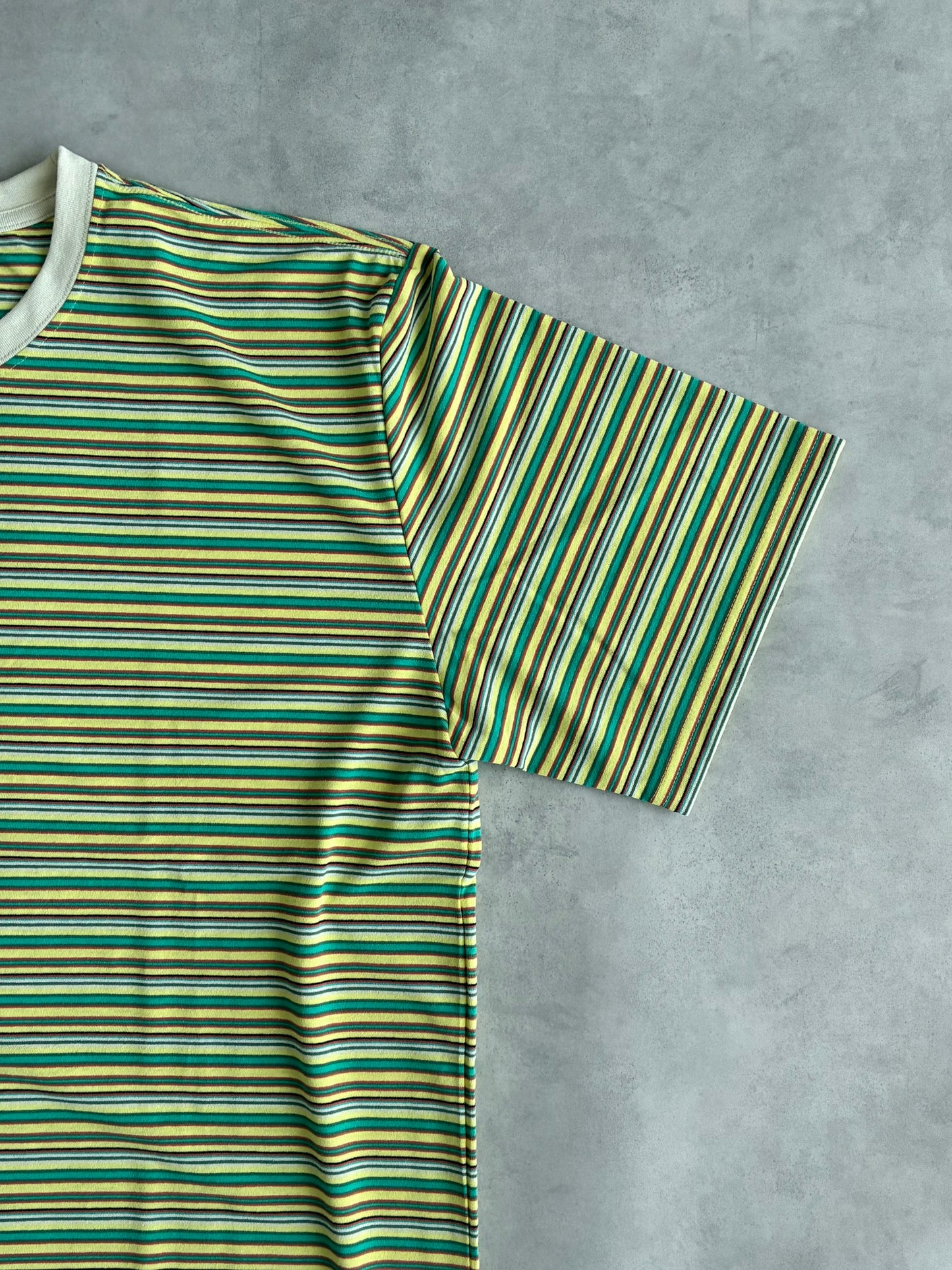 BRING / ブリング  DRYCOTTONY マルチボーダーTシャツ 【New Old Stock】