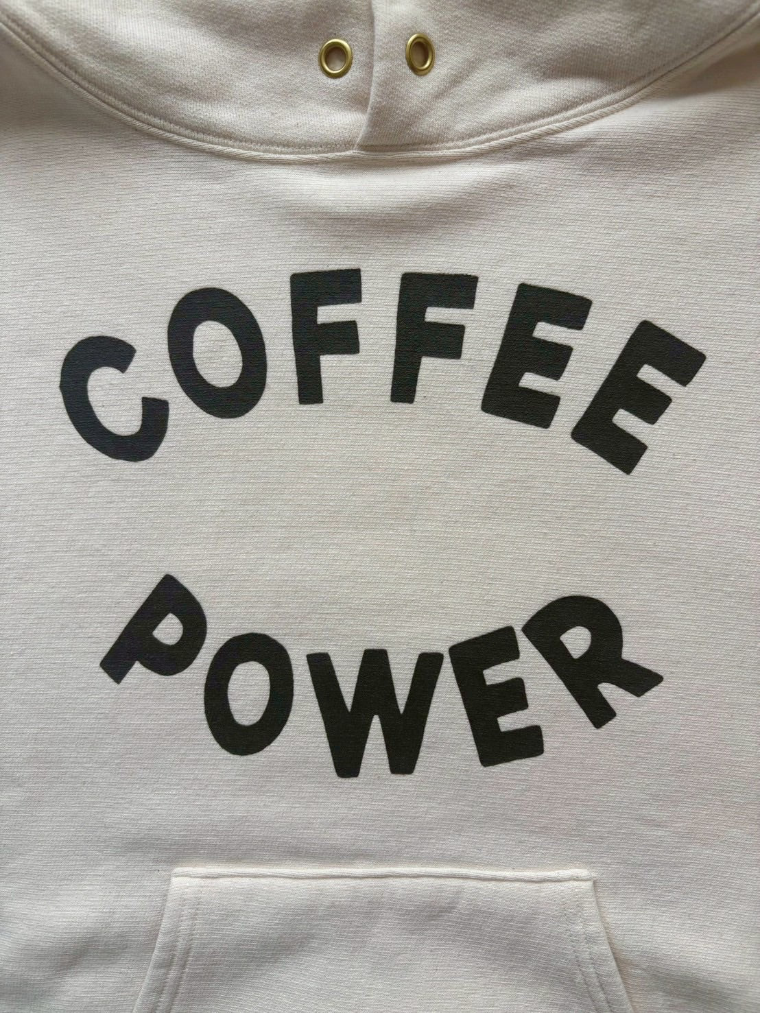TACOMA FUJI RECORDS / タコマフジレコード  COFFEE POWER HOODIE  designed by Yunosuke  【New Old Stock】