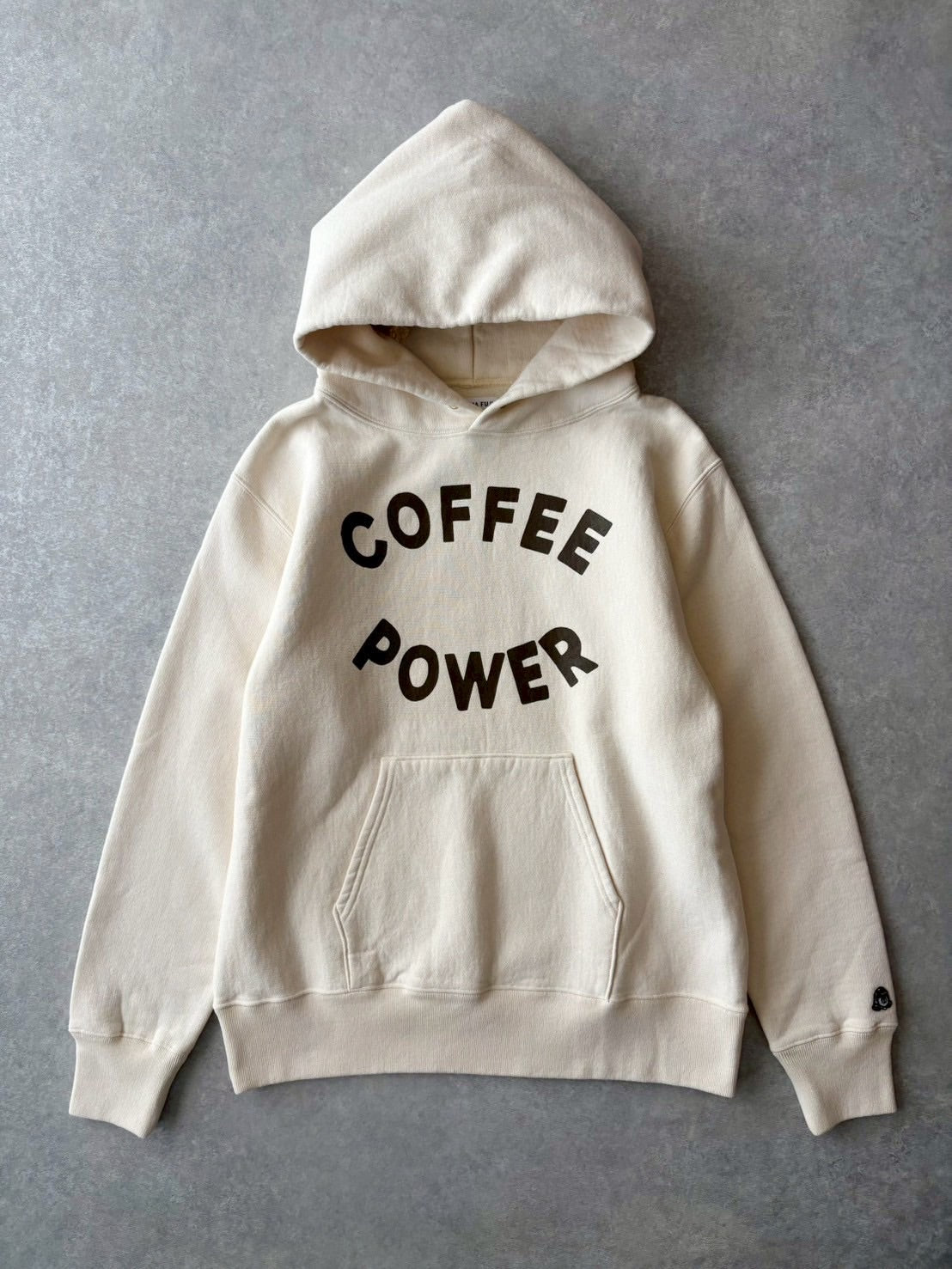 TACOMA FUJI RECORDS / タコマフジレコード  COFFEE POWER HOODIE  designed by Yunosuke  【New Old Stock】