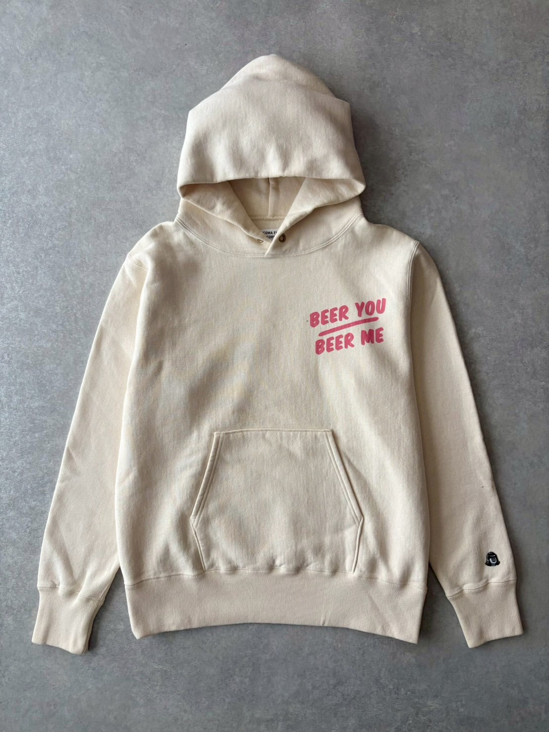 TACOMA FUJI RECORDS / タコマフジレコード  HAPPY HOUR BEER YOU BEER ME HOODIE  by Tacomafuji Records 【New Old Stock】